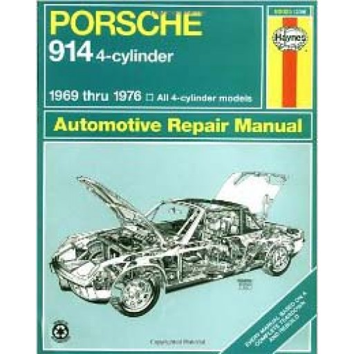 Porsche 914 4-cylinder Haynes Repair Manual For 69-76