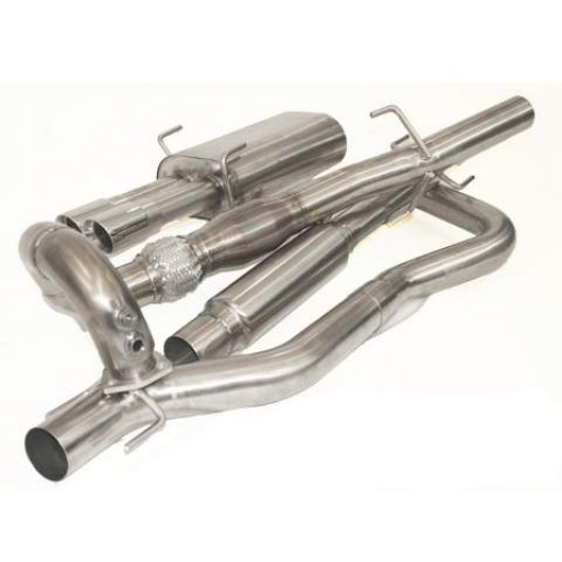 Compatible with 1999-2009 Saab 9-5 Turbo Center Muffler
