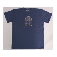Retro T-Shirt Steel Blue